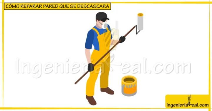 Cómo reparar pared descascarada: Guía paso a paso 2 REPARAR PARED DESCASCARADA