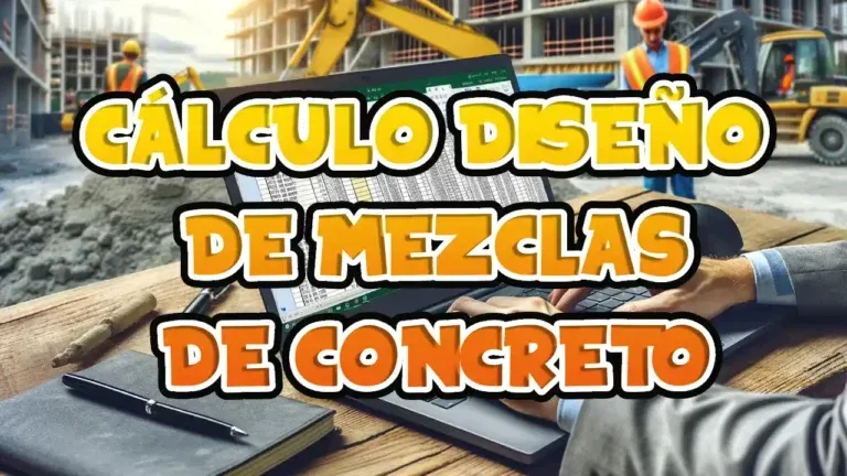 Dosificación de concreto por m³: cemento, arena, grava y agua