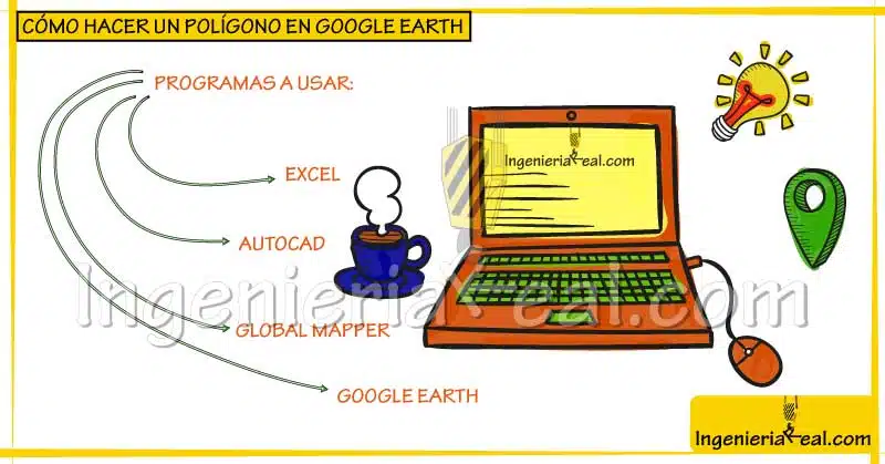 como hacer un poligono en google earth