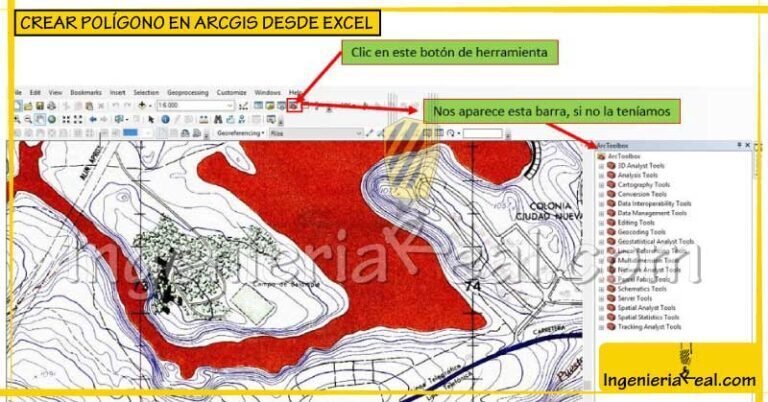 Crear polígono en ArcGis desde Excel