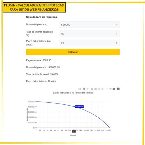 PLUGIN CALCULADORA DE HIPOTECA 2024