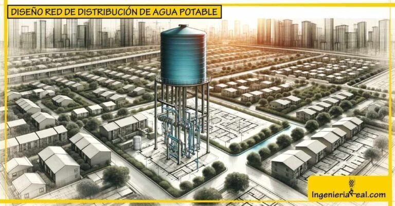 Diseño red de distribución de agua potable para urbanizaciones