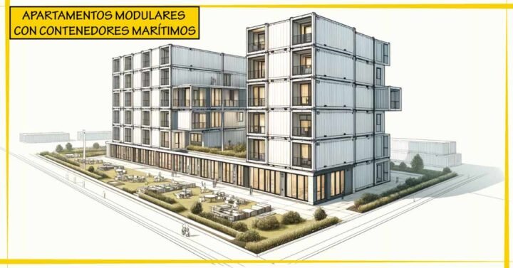 APARTAMENTOS MODULARES CON CONTENEDORES MARÍTIMOS