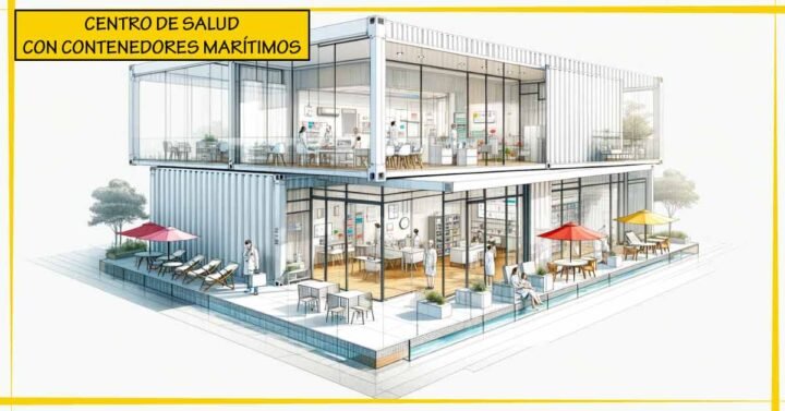 CENTRO DE SALUD
CON CONTENEDORES MARÍTIMOS