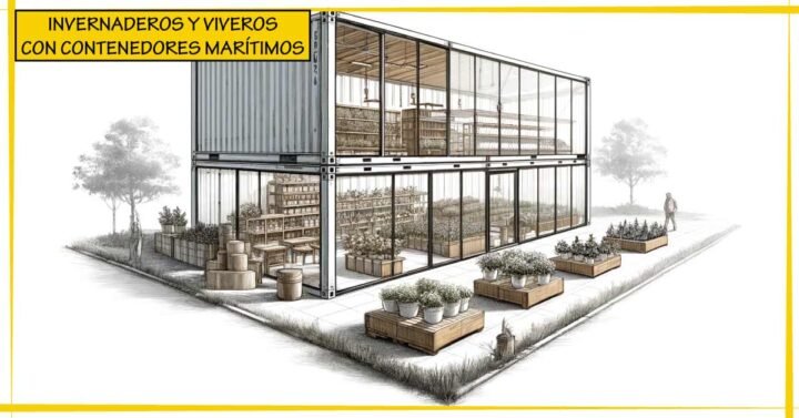 INVERNADEROS Y VIVEROS CON CONTENEDORES MARÍTIMOS