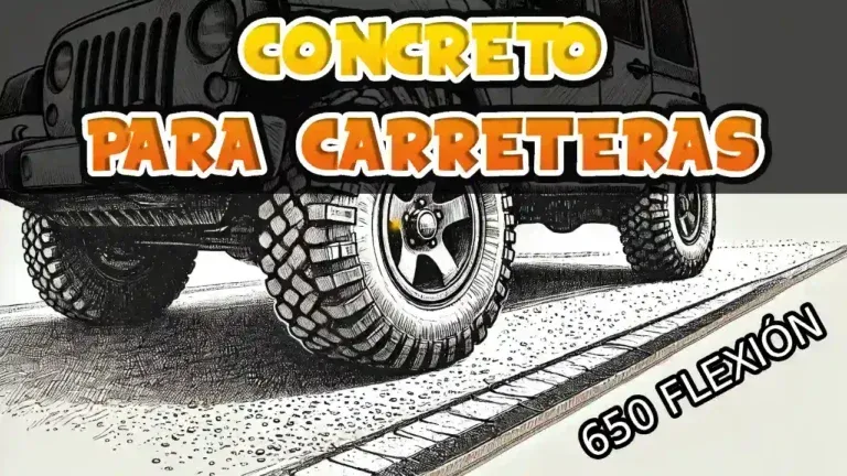 Diseño y Aplicación de Concreto 650 Flexión para Carreteras