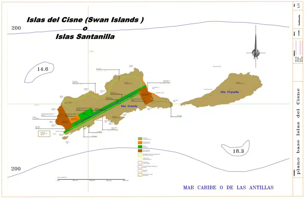 PLANOS DE ISLAS DEL CISNE - CONSTRUCCIÓN DE CÁRCEL