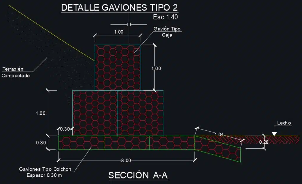01 DETALLA DE GAVIONES