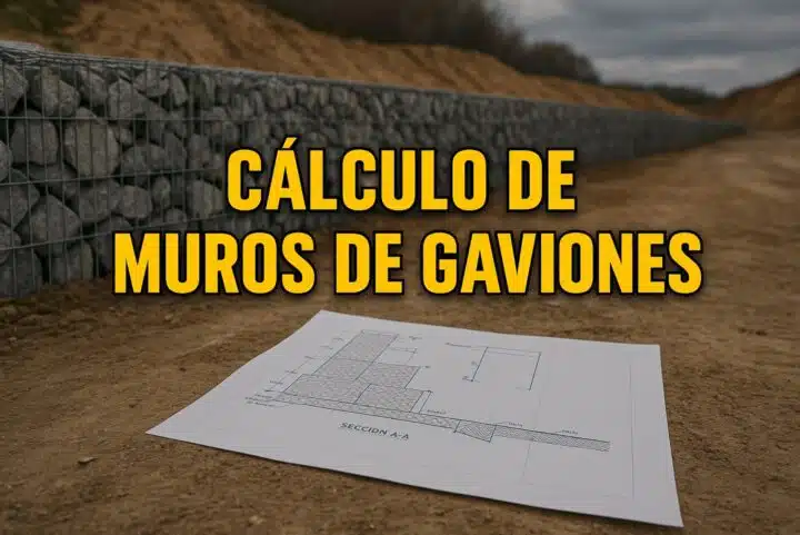 CÁLCULO DE MURO DE GAVIONES