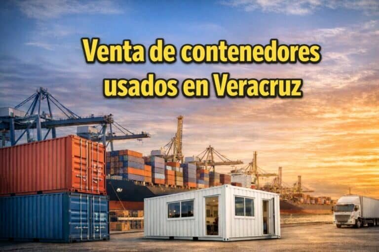 Venta de contenedores usados en Veracruz: una solución estratégica para empresas que buscan eficiencia y flexibilidad