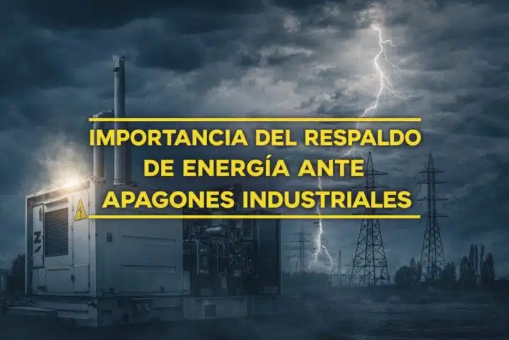 Importancia del respaldo de energía ante apagones industriales 1 IMPORTANCIA DEL RESPALDO DE ENERGÍA ANTE APAGONES INDUSTRIALES