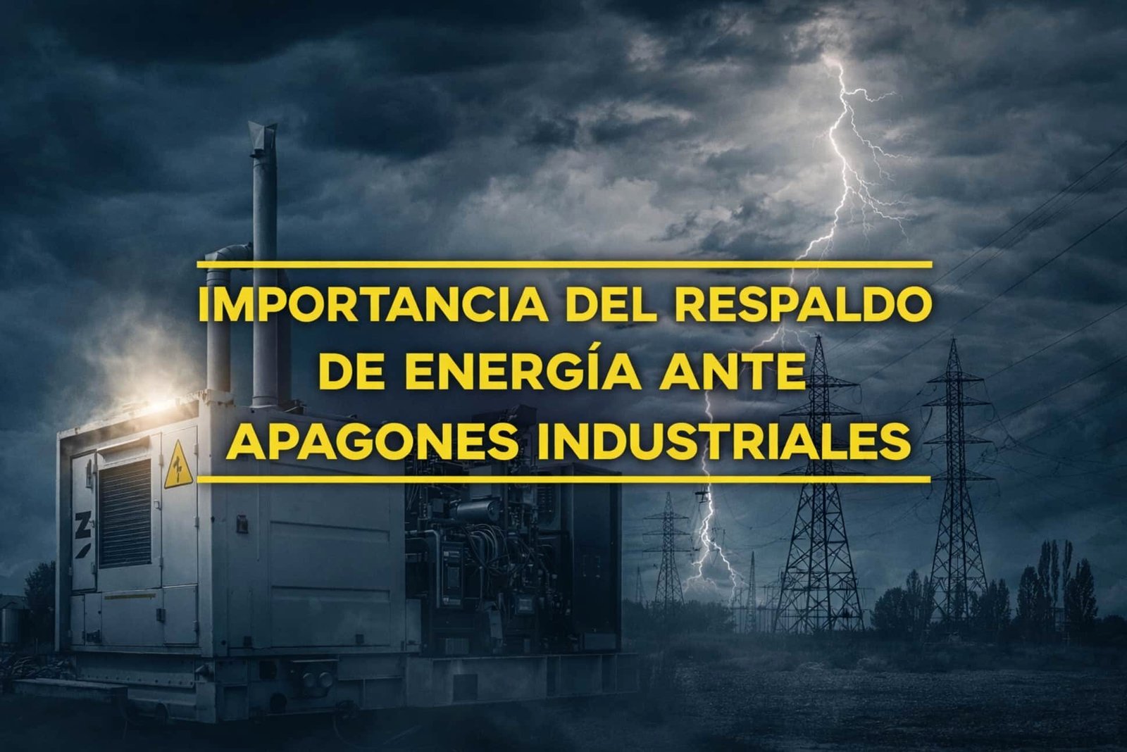 IMPORTANCIA DEL RESPALDO DE ENERGÍA ANTE APAGONES INDUSTRIALES