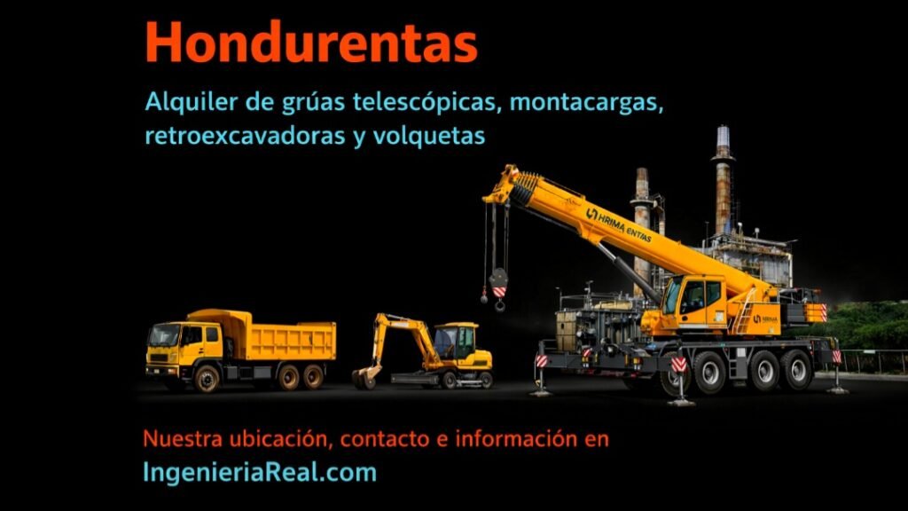HONDURENTAS ALQUILER DE GRÚAS TELESCÓPICAS