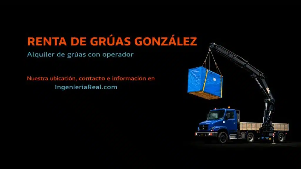 RENTA DE GRÚAS GONZÁLES