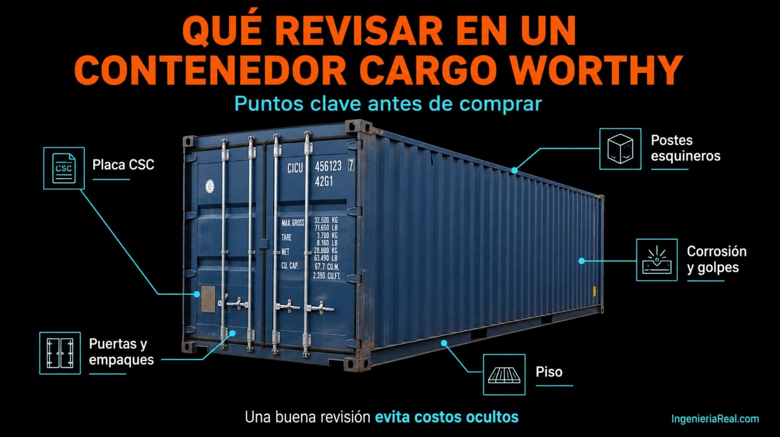 QUÉ REVISAR EN UN CONTENEDOR