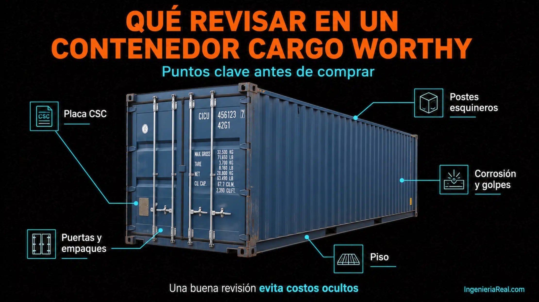 QUÉ REVISAR EN UN CONTENEDOR