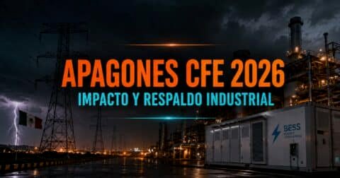 Apagones CFE 2026: impacto y respaldo industrial