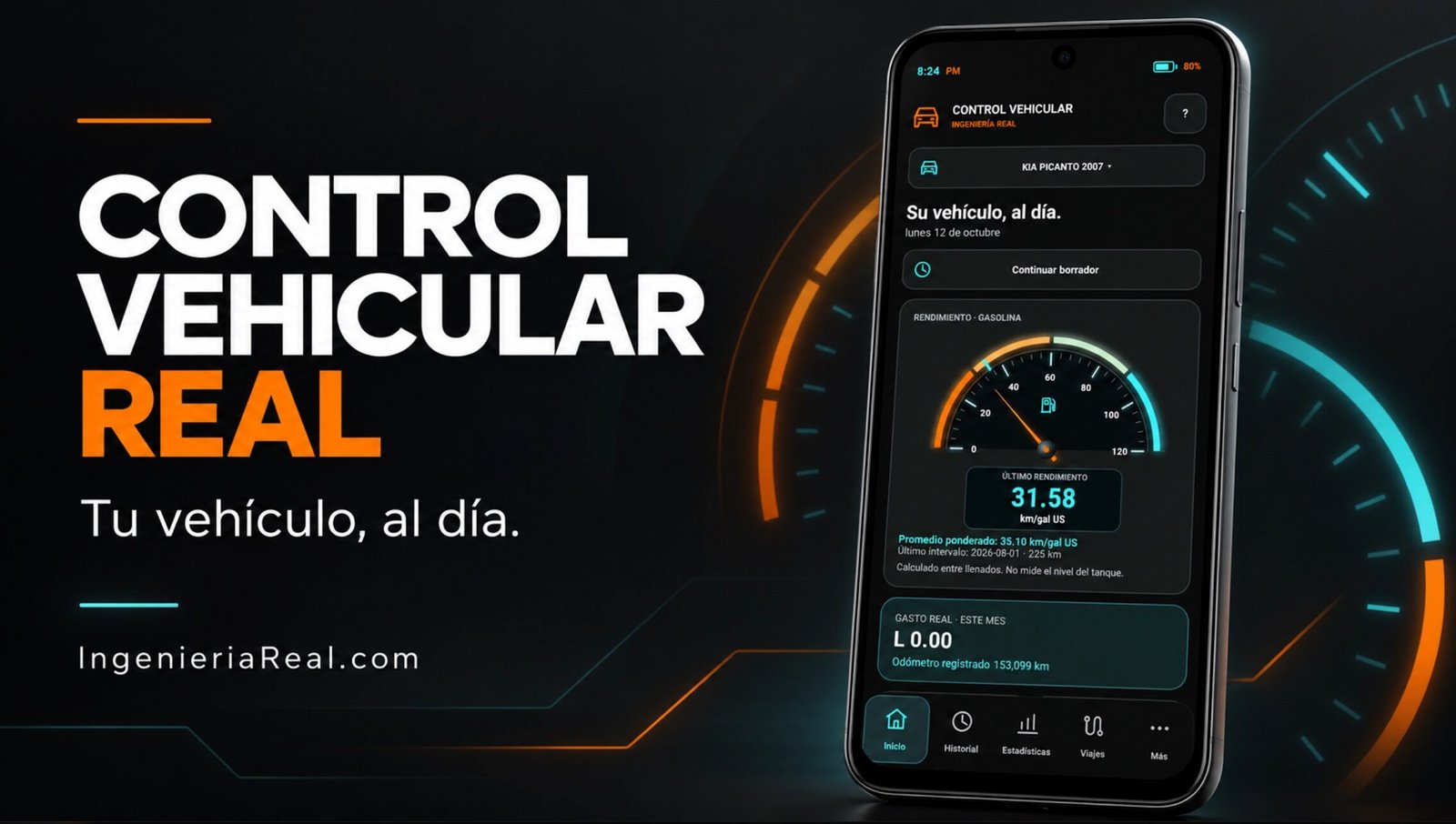 CONTROL VEHICULAR REAL para Android